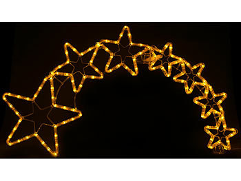 Lunartec Weihnachtsdeko "Kometenschweif" mit 120 LEDs, IP44