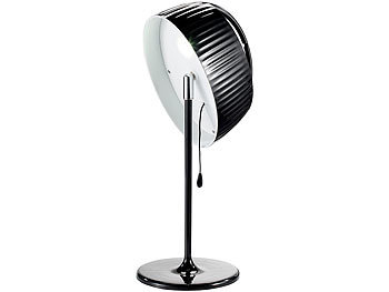 Lunartec Elegante Solar-LED-Tischleuchte, schwarz