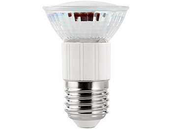 Luminea LED-Spot,dimmbar,E27,60LEDs, 3,3W,warmweiß,300lm,120°,10er-Set