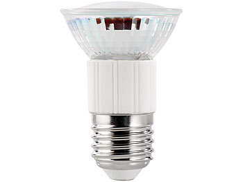 Luminea SMD-LED-Lampe, E27, 60 LEDs, 4,5W, warmweiß, 350-370 lm