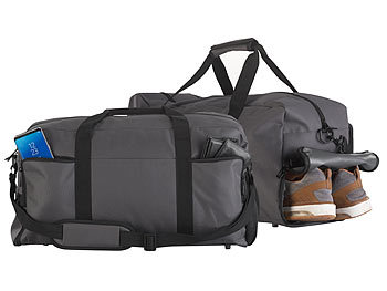 Sporttaschen: Xcase 2er-Set Sport- & Reisetaschen, 4 Außenfächer, Schmutzwäsche-/Schuhfach