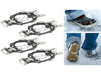 Schneeschuh Ketten: PEARL 2 Paar Schuhketten für alle Schuhe,  Schuhgröße 34 - 43