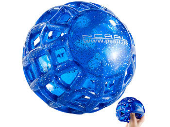 Wasserball: PEARL Schwimmfähiger Greifball "Globus", Ø 11 cm