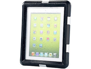Somikon Unterwasser-Hardcase für iPad 1/2/3/4/Air, schwarz