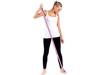 Speeron Fitnessband - Gummiband mit Handschlaufen, 85 cm