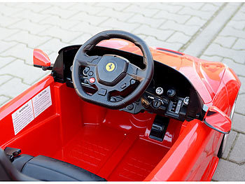 Playtastic Ferrari F12 Sportwagen Elektro-Kinderfahrzeug mit Fernbedienung