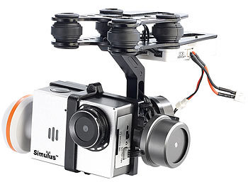 Simulus Quadrocopter QR-X350.PRO mit Fernsteuerung, Gimbal & Full-HD-Cam