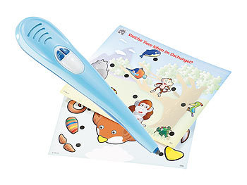 Lernstift für Kinder: Playtastic Interaktiver Lernspiel-Stift mit Lernkarten, Starter-Box