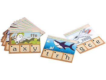 Lernspiele Pakete: Playtastic Lernkarten-Set "Alphabet" für NX-1189, 60 S.