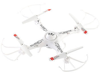 Drohnen mit Kamera: Simulus 4-CH-Quadrocopter GH-4.HD-CAM mit HD-Kamera und farbigen LEDs