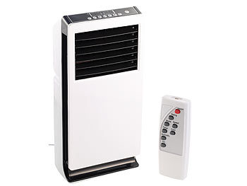 Kühllüfter: Sichler 3in1-Luftkühler, Luftbefeuchter und Ionisator, 2,25l, 65 W, 170 ml/h