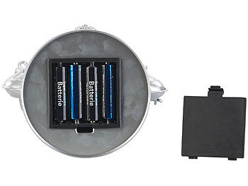 Lunartec Dimmbare LED-Sturmlampe, Batterie, 200 lm, 3W, Versandrückläufer