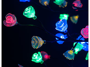 LED-Deko-Baum mit beleuchteten Blüten