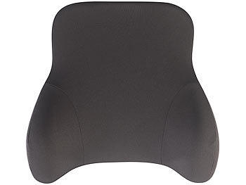 newgen medicals Memory-Foam-Rückenkissen, 3-Zonen-Stütze für ergonomische Sitzhaltung
