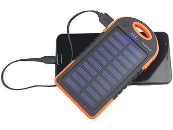 Solar Powerbank mit Licht