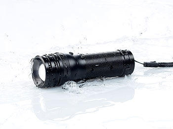 KryoLights Cree-LED-Taschenlampe TRC-110 Aluminium, 5 Watt