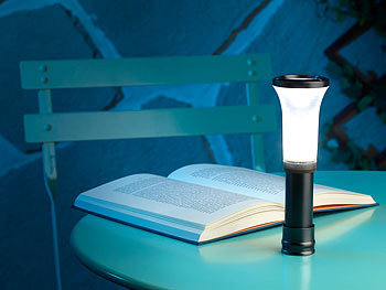 Lunartec 2in1 LED-Taschenlampe und -Laterne für Garten und Camping