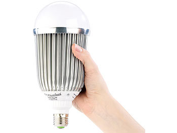 Luminea LED-Lampe, 18W, E27, warmweiß, 3000K, 1620 lm, 200°
