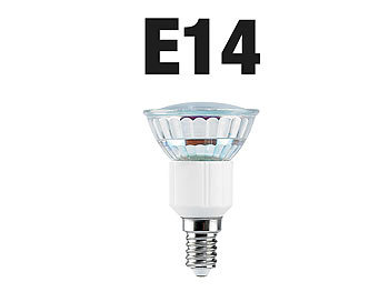 Luminea LED-Spot, E14, 1,5 Watt, weiß, 5000 K, 4er-Set