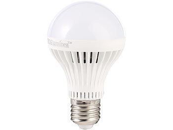 Luminea LED-Lampe, 7 W, dimmbar, E27, warmweiß, 455 lm, 120°, 4er-Set
