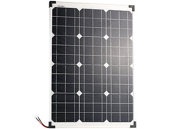 revolt Mobiles Solarpanel mit monokristallin Solarzelle, 50Watt (refurbished)