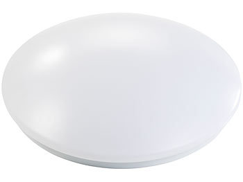 Wand und Deckenlampe: Luminea LED-Wand- & Deckenleuchte, 20 W, Ø 38 cm, warmweiß