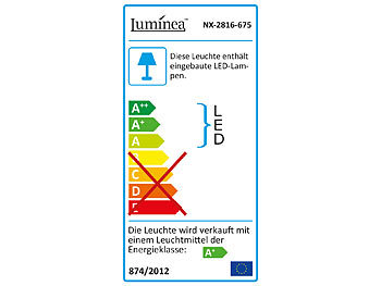 Luminea LED-T5-Unterbauleuchte warmweiß, 4,5 W, 30 cm