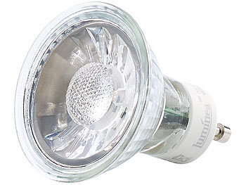 Luminea COB-LED-Spotlight, GU10, 5 W, 400 lm, tageslichtweiß