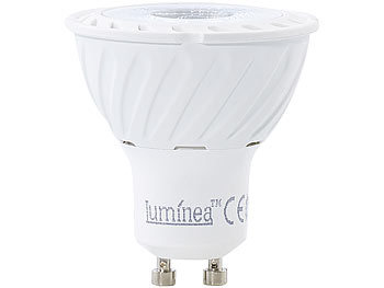 Luminea COB-LED-Spotlight, GU10, 7 W, 450 lm, weiß