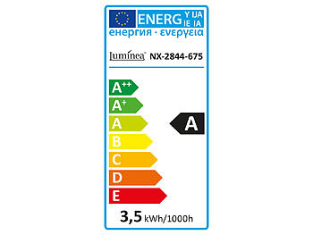 Luminea Farbwechselnde LED-Lampe (RGB-LED) mit Fernbedienung, E27