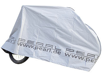 PEARL Zweiradgarage für Fahrräder/E-Bikes/Motorroller, silber