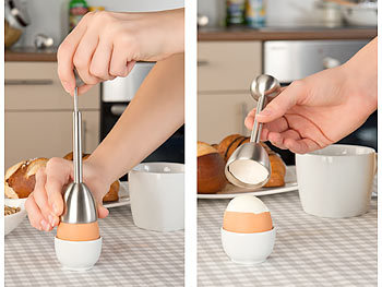 Küchenwerkzeuge Eiersollbruchstellen Kochen Eierkocher Eierknacker Eierstecher Retro