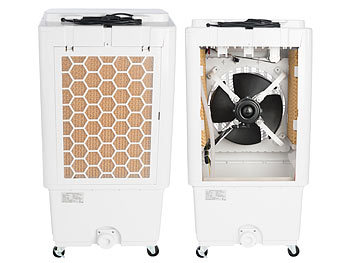 Sichler 2in1-Luftkühler & Luftbefeuchter mit Ionisator, 26 Liter, 100 W, 25 m²