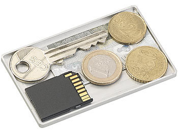 Kleinteil-flach RFID-Schutz Herren Schutz Kreditkartenhalter Geld Ausweis Schlüsselversteck