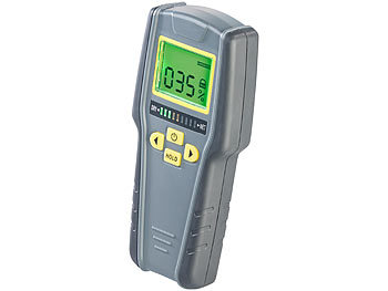 AGT Digitaler 4in1-Feuchtigkeits-Detektor mit nicht-invasiver Messung, LCD
