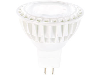 Luminea High-Power LED-Spot, GU5.3, weiß, 5 W, 340 lm, 10er-Set