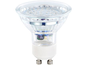 Lunartec 4er-Set LED-Pflanzenlicht Spotlight mit 40 LEDs, GU10-Fassung