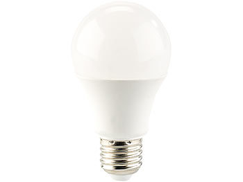Luminea LED-Lampe, Color RGB & Warmweiß, E27, 10 Watt, mit Fernbedienung