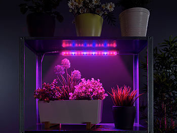 Lunartec LED-Pflanzenunterbauleuchte mit Rot-Blau-Lichtkombination, 520 Lumen