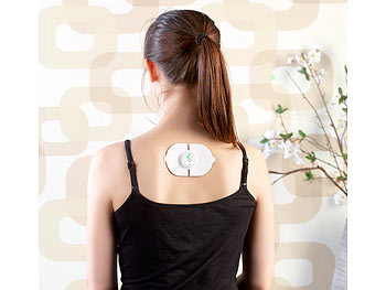 newgen medicals Medizinisches USB-Akku-Schmerzpflaster mit Gel-Pad & TENS, 15 Stufen