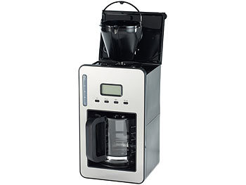 Rosenstein & Söhne Programmierbare Kaffeemaschine für bis zu 12 Tassen, 1.000 Watt