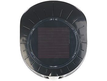 Royal Gardineer Solar-Vogelschreck, Bewegungs-Sensor, 3 Sounds, LED-Blitzlicht, 95 dB