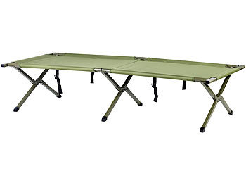 Semptec 4in1-Zelt mit Feldbett, Winter-Schlafsack, Matratze und Sonnenschutz