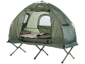 Zelt mit integrierter Matratze