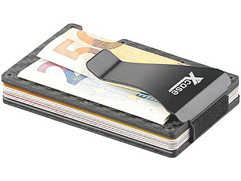 RFID-Kartenetui mit Geldklammer