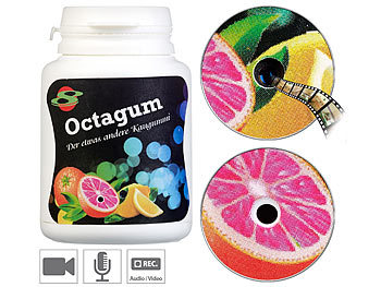 OctaCam HD-Kamera "Octagum" im Kaugummibehälter