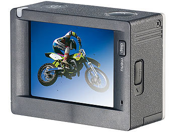 Somikon Full-HD-Action-Cam DV-850.WiFi mit Farb-Display, Fernbedienung