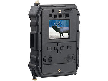 VisorTech Full-HD-Wildkamera WK-620.gsm mit Bewegungsmelder, IR, GSM