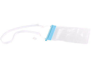 Somikon Wasserdichte Universal-Hülle für iPad mini & Tablets bis 20,3 cm / 8"