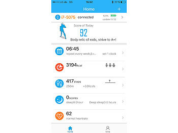 simvalley Mobile Smartwatch mit Bluetooth 4.0, Fitness, Pulsmessung (refurbished)